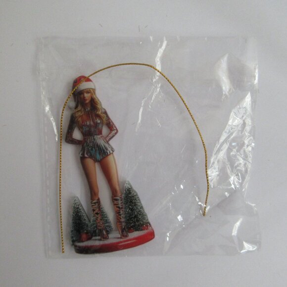 2D Taylor Christmas Tree Pendant Decor The Eras Tour Acrylic Decor NEW - Picture 7 of 7